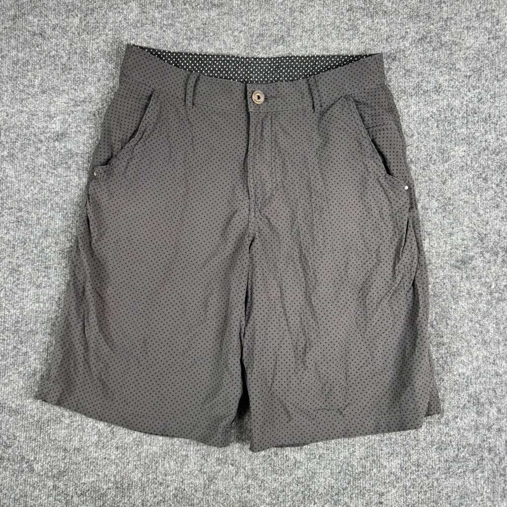 Lululemon Shorts Mens Size 32 Grey Polka Dot Commission Chino Golf Casual